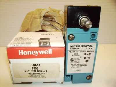 Honeywell micro switch LSA1A limit 10 amp 600 vac 