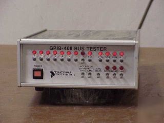 National instruments #gpib-400 bus tester