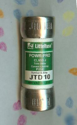 New littelfuse JTD10 jtd 10 amp time delay fuse class j
