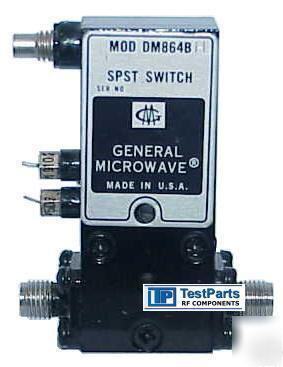 06-02351 general microwave DM864B spst microwave switch