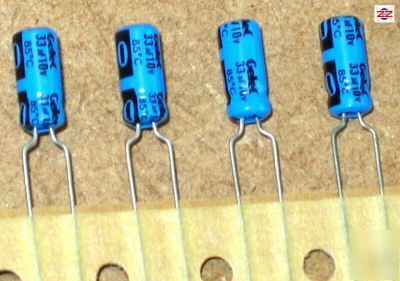 33UF 10V radial electrolytic capacitor 33MF qty: 2000