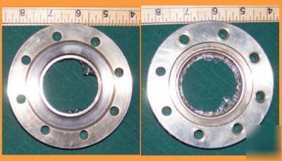 Huntington mech. labs machined stainless steel flange
