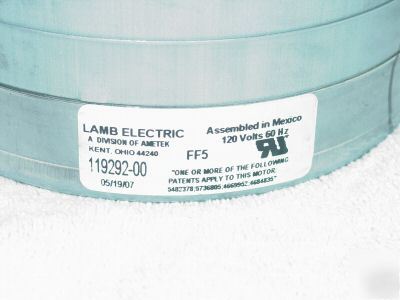 Lamb electric ametek blower vacuum #119292-00