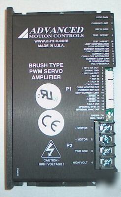 New advanced motion controls brush servo amplifier 30A8 