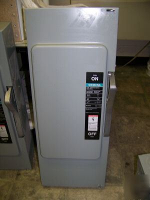 Siemens ite SN424 safety switch 200 a 240V disconnect