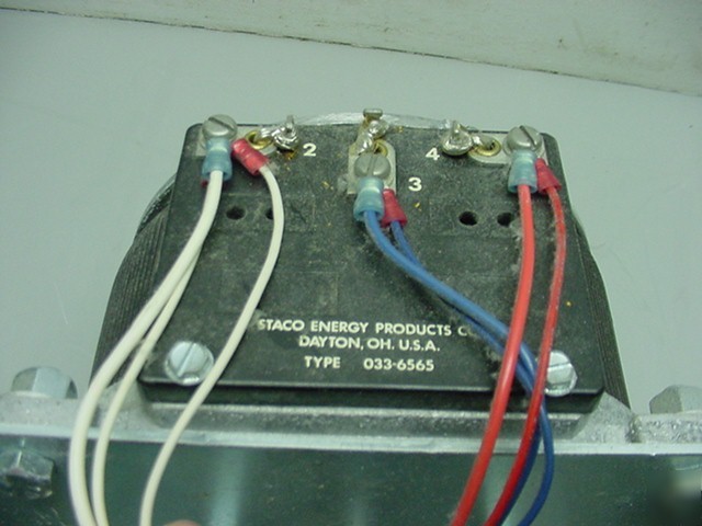 Staco variable transformer type 033-6565 0-180 volts
