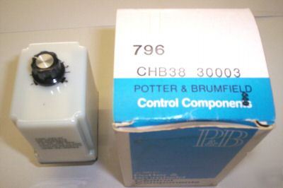 Time delay relay potter brumfield CHB38 30003 