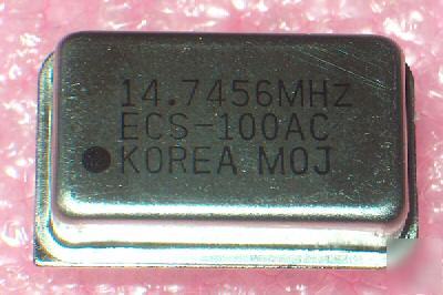 Ecs oscillator 14.7456 mhz crystal module