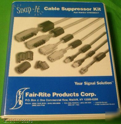 Fair-rite cable suppressor kit 0199000017