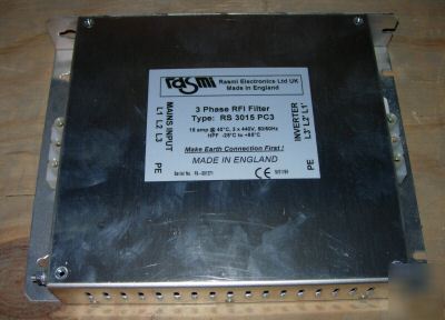 15A 7.5KW rasmi rs-3015-PC3 universal bookcase filter