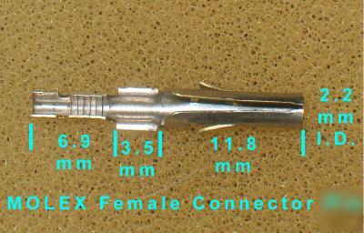 Molex connector female pin MX020911143 socket 20 pcs