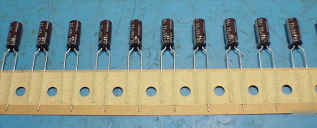 22UF 50V aluminum electrolytic capacitors qty=50 pcs. 
