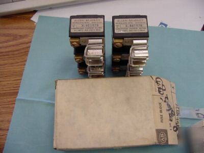 New allen-bradley 1491-N126 fuse block. two pack. <