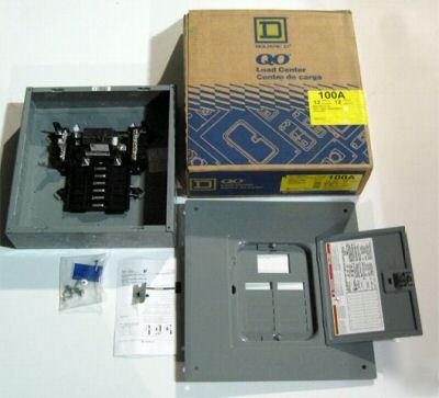 Square d qo load center 100 amp circuit breaker box