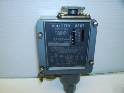Allen-bradley pressure differential switch 836T-T252J