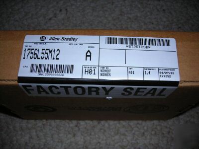Factory sealed allen bradley 1756-L55M12/a 