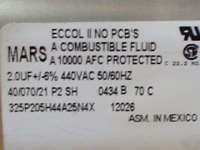 New 2 mars 440V 2UF a/c motor run capacitors 