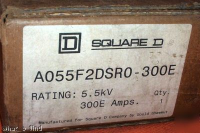 New shawmut square d A055F2DSR0-300E amp 5.5KV fuse
