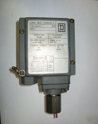 New square d pressure switch (9012-ADW3-S26-54) - 