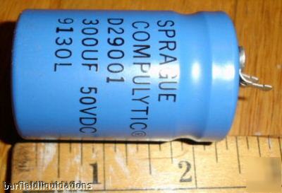Sprague fixed electrolytic capacitor pn/ D29001 50VDC