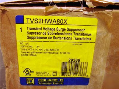 Square d tvss surge suppressor TVS2HWA80X - 