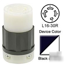 Leviton 2733 locking connector 480 volt 3 phase 30 amp