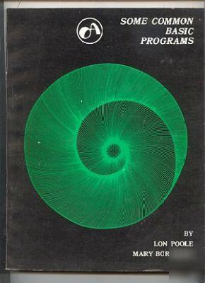 Some common basic programs by poole & borchers - 1977