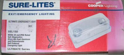  sure-lites UEL1SD nema 4X & IP66 emergency light * 
