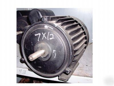 1 hp motor from 7 x 12