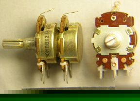 10 vintage alps dual 50K linear potentiometers