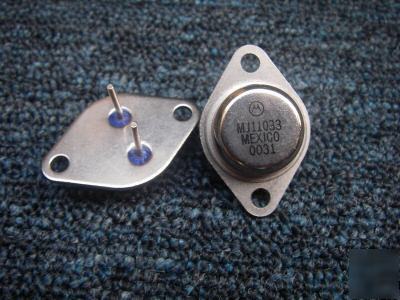 (5) MJ11032 + (5) MJ11033 power transistor mot to-3