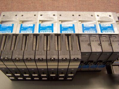 6 festo vigi-03-4.0 manifolds (3 x F402 3 x F302) 18653