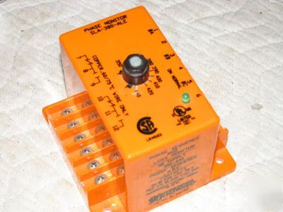 600 vac phase sequence & loss monitor 