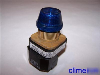 Allen bradley 800T-P16B 800TP16B pilot light blue 