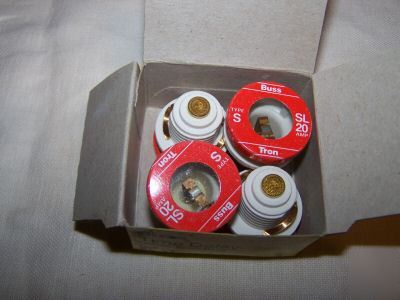 Buss sl 20 amp type s tron plug fuse time delay
