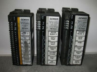 3 - ge fanuc genius i/o blocks IC660BBD101 IC660BBA104