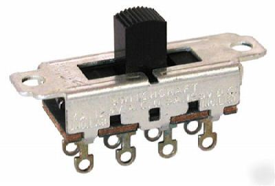 3X switchcraft dpdt center off slide switch fender usa