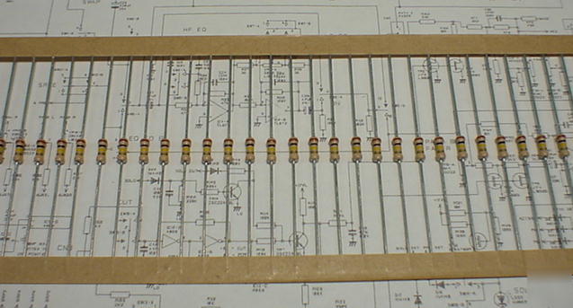 500 pcs philips 100K 1/4 watt 5% carbon film resistor