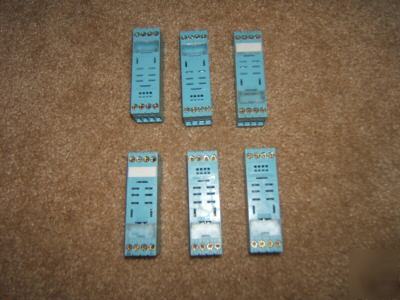 [ 6 ] releco ( S7-m ) 8 pin socket relay bases