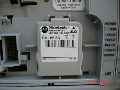Ab micrologix 1500 1764-L24BWA & 1764-lsp, w/MM1/rtc