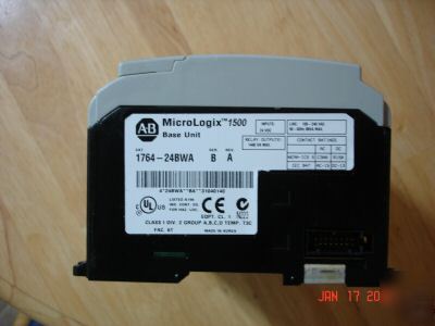 Ab micrologix 1500 1764-L24BWA & 1764-lsp, w/MM1/rtc