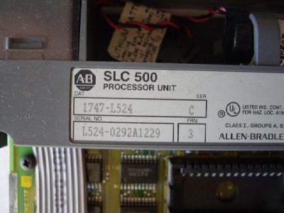 Allen bradley ab slc 500 i/o 1747-L524 /c nnb