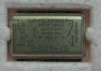 4 teledyne solid state relays part # M85FS-2AY nos 