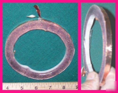 5 copper window foil rolls: shop,security,alarms,crafts