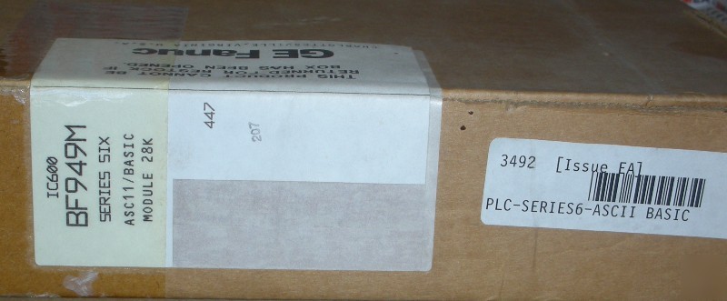 Ge fanuc communications module IC600BF949M SERIES6 
