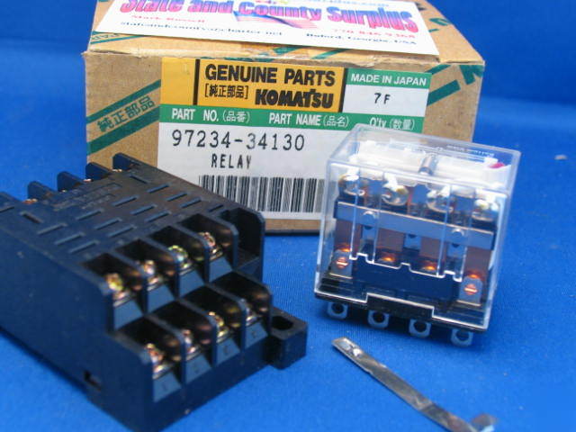 Komatsu part # 97234-34130 relay assembly