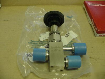 New swagelok ss-4BY-V35 B70124 3/16