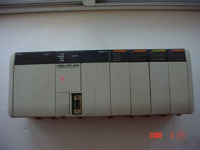 Omron sysmac CQM1 CPU41-V1 & ps & 1X OC214 & 2X ID212