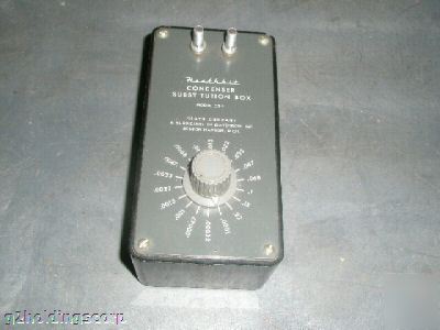 Heathbox condensor substitution box model# cs-1