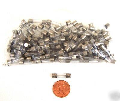 Lot of 100 buss gmc 6.3 a 5X20 medium blow 125 v fuses
